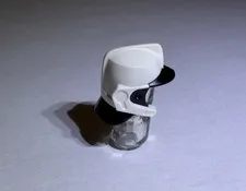 Lego White Black Firefighter Fire Helmet Hat City 328 Visor