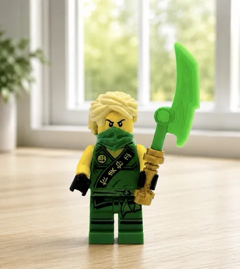 Lego Ninjago Lloyd #70755 Tournament Robe Tournament of Elements Fig w/ Weapon