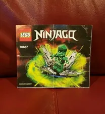 LEGO Ninjago Spinjitzu Burst Lloyd 70687 Instruction Guide MANUAL ONLY