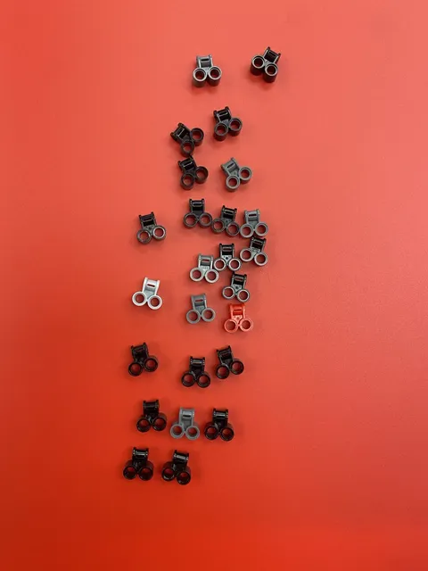 32291 LEGO Parts Technic Axle & Pin Connector Perpendicular Double (23 Pieces)