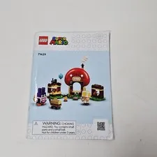 LEGO Instruction Manual Only 71429 Super Mario Nabbit Toad's Shop Expansion Set 