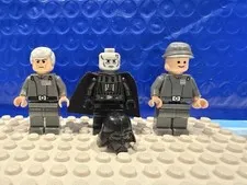 Lego SW Minifig SW0209 Darth Vader DS Torso+SW0154 Officer+SW0157 G Moff Tarkin