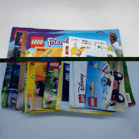 LEGO Instruction Manual Lot Friends Harry Potter Disney System Legoland Booklets