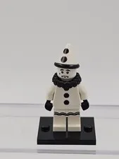 LEGO - Series 10 Minifigure - Sad Clown - Minifig and Stand - Complete - Pierrot
