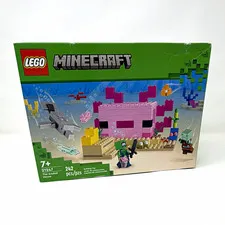 LEGO Minecraft The Axolotl House 21247 Complete Set 242 pcs Ages 7+