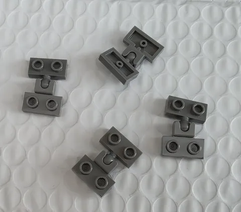 NEW LEGO 4 SET PLATE 1X2 BALL CUP/FRICTION MIDDLE #14417/14704.