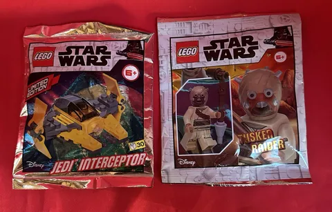 LEGO S.W. Tusken Raider - Limited  Jedi Interceptor Mini-figure Foil Pack. NM.