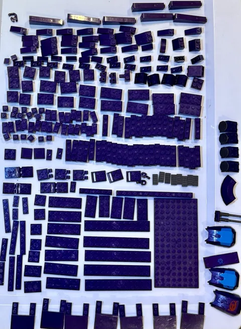 LEGO dark purple 256 pieces (vehicle elements) 