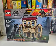LEGO Jurassic World India Raptor Rampages at Rockwood House 75930 Free shipping