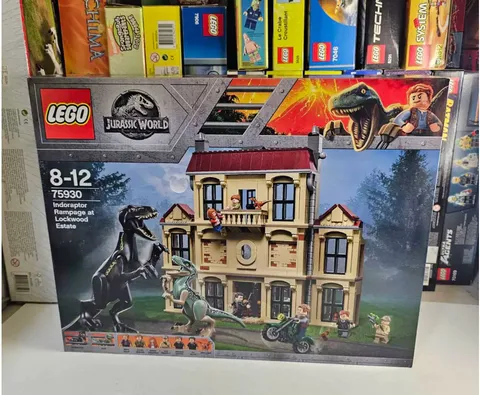 LEGO Jurassic World India Raptor Rampages at Rockwood House 75930 Free shipping