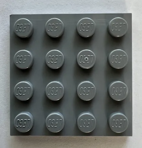 LEGO 4x4 Dark Bluish Gray Plate Lot of 150 Pieces Grey