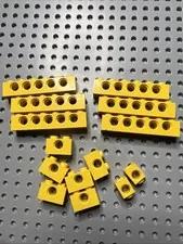 LEGO 3894 3700 6541 Technic Brick With Hole 1x6 1x2 1x1 Bulk 14pcs