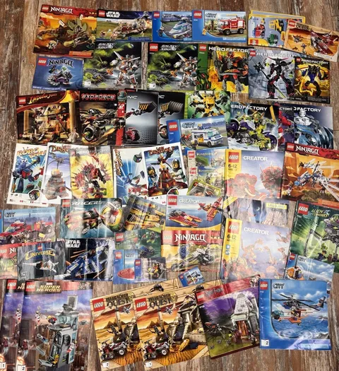 52 Lego Instruction Manuals Hero Marvel Technic Ninjago City Harry Potter