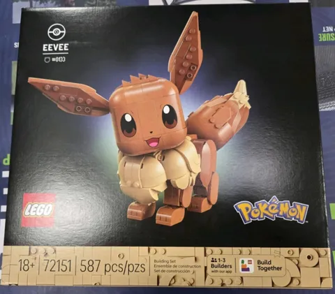 LEGO Pokémon Eevee 72151 – Brand new, factory-sealed.