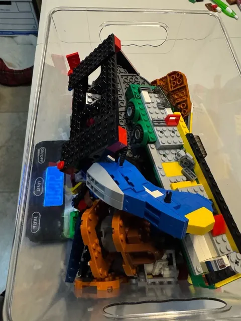 LEGO Bulk Mixed Bricks and Parts Lot - Approx 2 Lbs