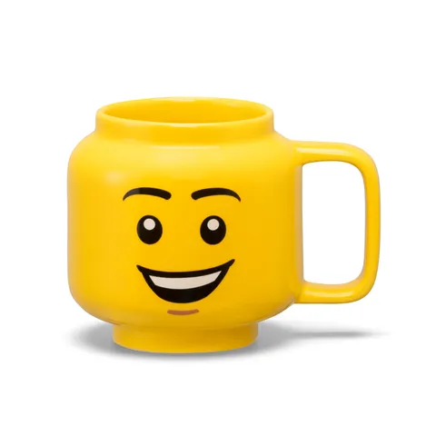 LEGO Storage Products: 40460816 Small Ceramic Mug 8.6 oz. Happy Boy NEW