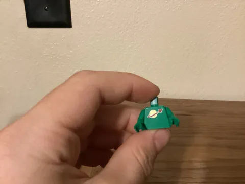 LEGO Classic Space Green Torso with Space Logo High on Torso Pattern Minifigure