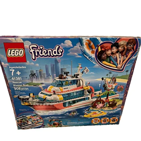 LEGO Friends: Rescue Mission Boat (41381) Rescue 908 pcs Ages 7+ Mia Olivia