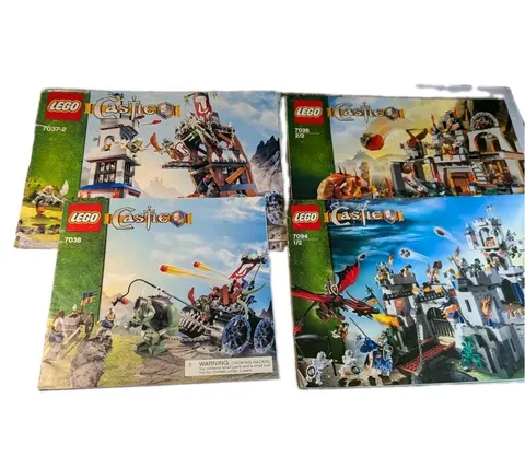 LEGO Castle Lot Of 4 Instructions Manuals Only  Multiple Books
