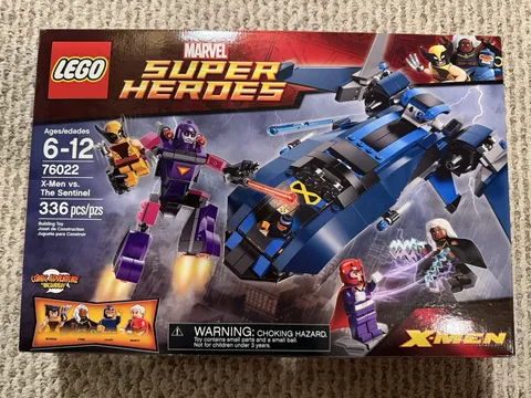 Lego Super Heroes 76022 X-Men Sentinel Wolverine Magneto Storm New Free Ship Ins