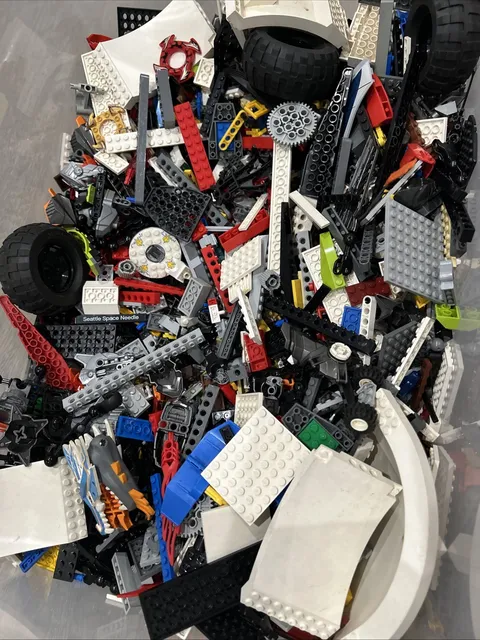 Bulk LEGO Bricks Lot 5lb+ Mixed Random Parts Bricks Wheels Ninjago Bionicle