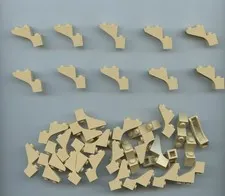 LEGO x 40 Tan Arch 1 x 3 x 2 with Curved End 88292