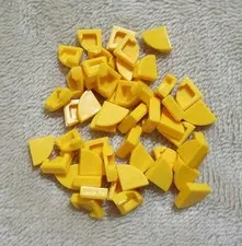 LEGO Tile, Round 1 x 1 Quarter Bright Light Orange no. 25269 (Qty 50) *NEW*