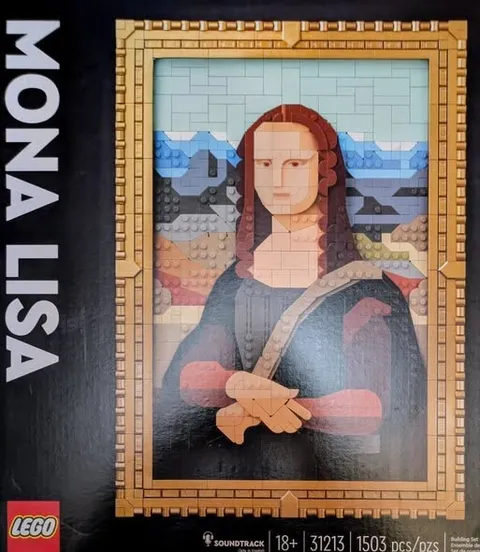 LEGO Art 31213 Mona Lisa building set includes detachable frame NEW!