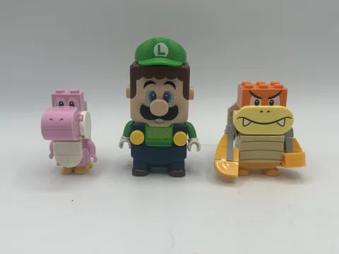 LEGO Luigi 71387 Interactive Figure, Boom Boom & Yoshi - Tested Works