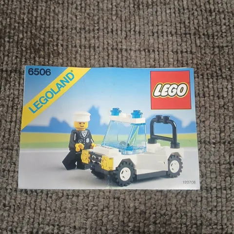 Vintage Lego Manual Only 1987 6506 Legoland Instructions Only