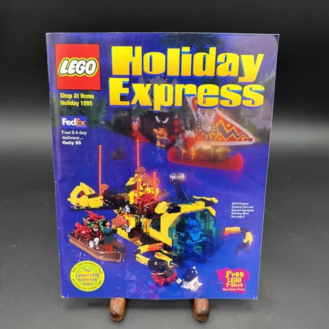LEGO 1995 Shop At Home Holiday Gift Catalog Magazine - Aquazone Cover