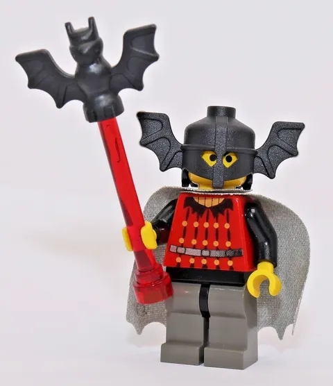 LEGO Castle Fright Knights Bat Lord Cape Minifigure 6007 6047 6097 cas022