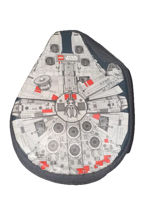 LEGO Star Wars Millennium Falcon Zippered Storage Bag – Official Carrying Case