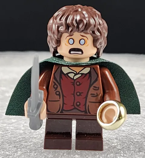 LEGO Frodo Baggins lor003 Minifigure Green Cape
