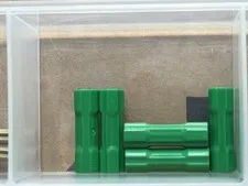LEGO Parts - Green Technic, Axle Connector 3L - No 26287 - QTY 5