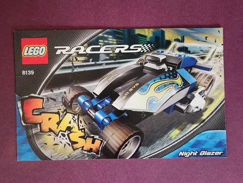 LEGO ~ 8139 RACERS ~ NIGHT BLAZER ~ INSTRUCTION BOOKLET MANUAL ONLY