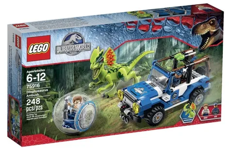 LEGO Jurassic World 75916 Dilophosaurus Ambush Building Set New