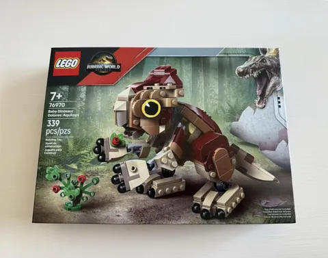 LEGO Jurassic World 76970 Baby Dinosaur Dolores Aquilops Set 339 pcs + Separator