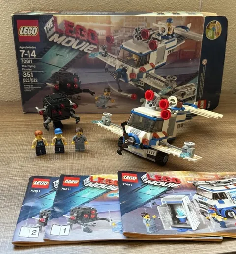 LEGO 70811 The LEGO Movie: The Flying Flusher 100% Complete + Box EUC!!