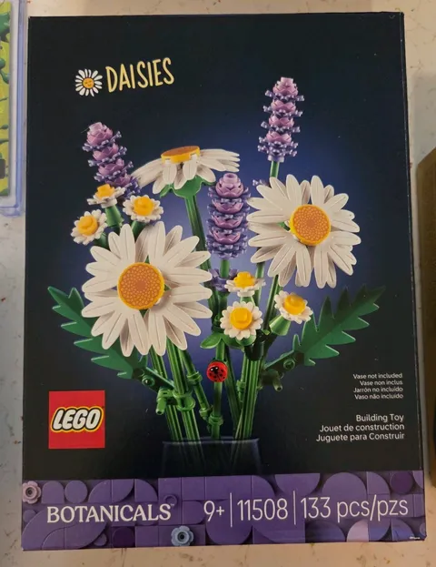 NEW LEGO Botanicals Daisies Artificial Flowers Bouquet Building Toy 11508 SEALED