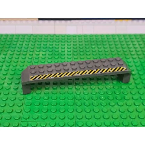 LEGO Arch Piece With Construction Pattern 2x14x2 1/3 - 1999