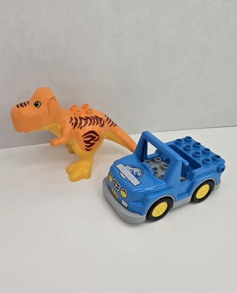 LEGO DUPLO Dinosaur T-Rex Triceratop Figure Vehicle Jurassic World Replacement