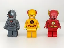 LEGO Minifigures 76098 Set of 3 Reverse Flash, Cyborg, Flash READ DESCRIPTION E