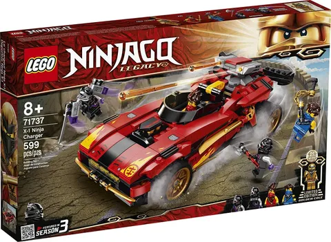 LEGO NINJAGO Legacy X1 Ninja Charger 71737 Ninja Toy Building Kit Featuring M...