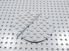 LEGO Lot of 2 Light Bluish Gray 4x8 Half Round Plates BC