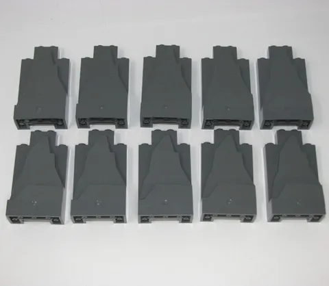 LEGO Lot of 10 ROCK PANELS  2X4X6 Dark Bluish Grey  54782  47847
