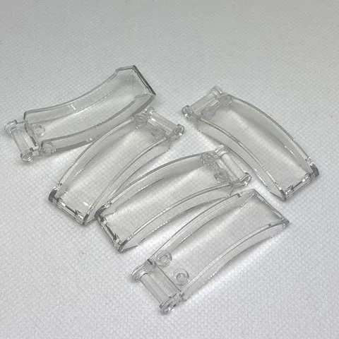 LEGO Parts - Trans-Clear Windscreen 6 x 2 x 2 - No 92474 - QTY 5