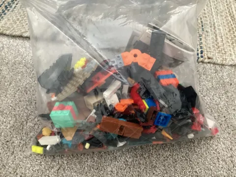 Small bulk bag of Lego (includes off brand parts, has miscellaneous pieces)