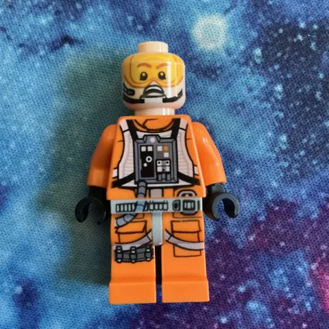 LEGO Star Wars Wes Janson Minifig Pilot *NO HELMET*