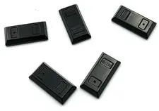 Lego 5 New Black Minifigure Utensils Ingot 1 x 2 Parts